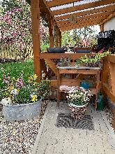 Überdachte Terrasse